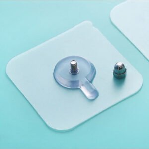 Adhesive Screw Wall Hook for Home & Office Hanging