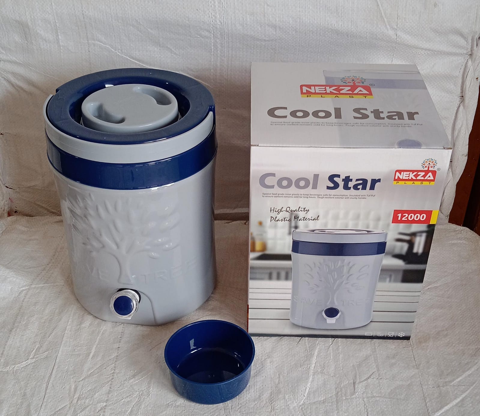 Insulated Water Jug with Tap (12000ml): Leakproof, Travel Cooler - Shivani Jaswal Insulated Water Jug with Tap (12000ml): Leakproof, Travel Cooler