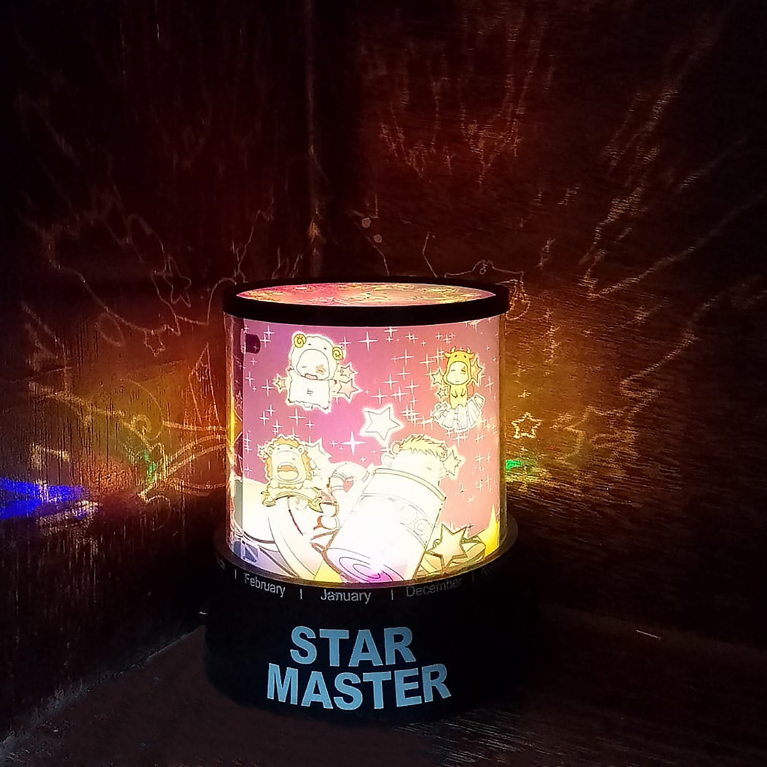 LED Projector Night Light – 3 Battery Lamps with Rotating Music, Ideal for Kids & Home Decor (1 Pc, Battery Not Included) - Shivani Jaswal LED Projector Night Light – 3 Battery Lamps with Rotating Music, Ideal for Kids & Home Decor (1 Pc, Battery Not Included)