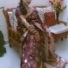 Women's Enchanting Banarasi Silk Saree with Zari Work & Unstitched Blouse Piece